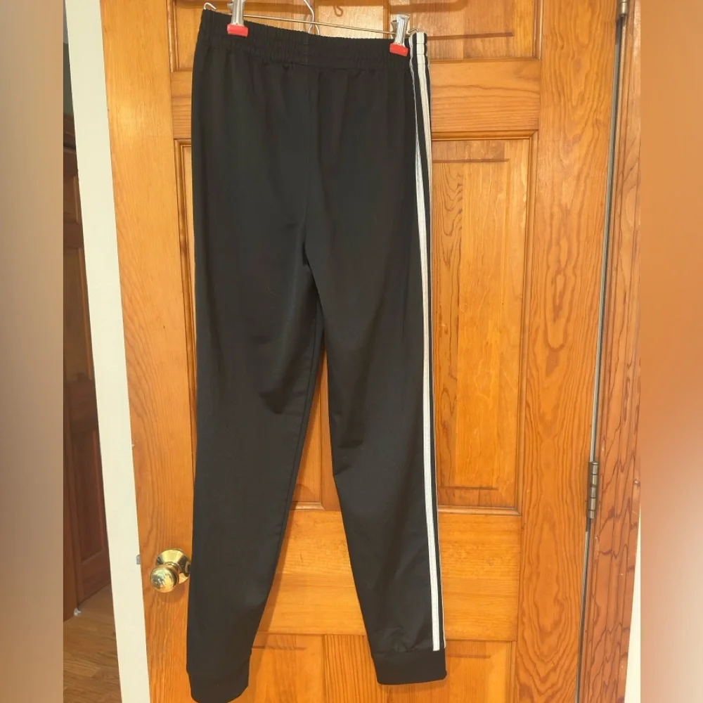 Adidas Unisex Jogger Sweatpants with White Stripes - Picture 3 of 4